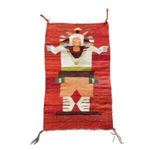 Handwoven Vintage Southwestern Style Decorative Tapestry